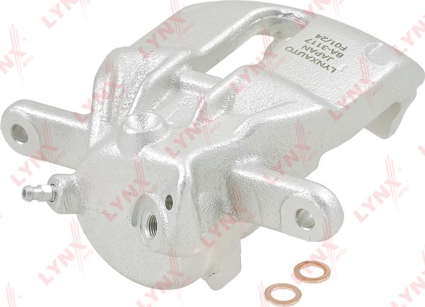 Тормозной суппорт LYNXauto передний левый для Nissan Note I 2006-2012. Артикул BA-3117