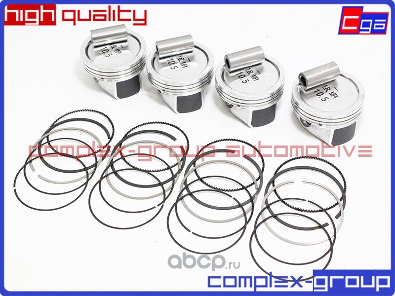 Комплект поршней с кольцами (76.5) 04E107065BJ (CGA). Артикул 1PR8004RA