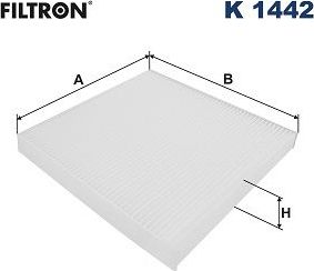 Салонный фильтр Filtron. Артикул K 1442