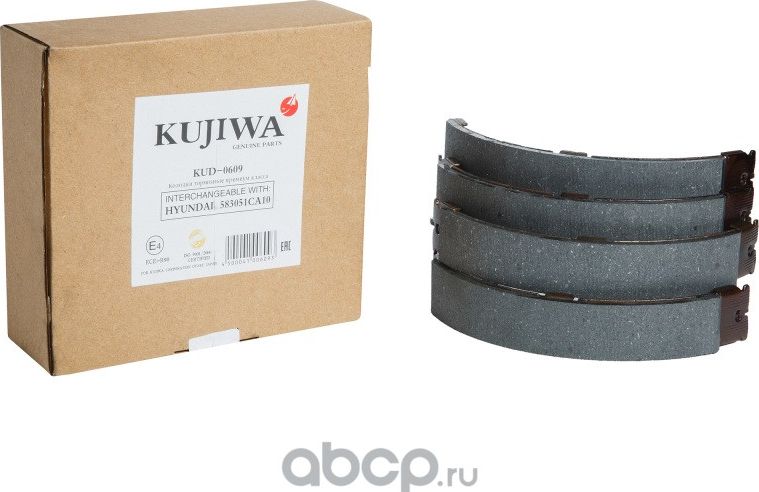Колодки тормозные барабанные KUD0609 KUJIWA 583051CA10 HYUNDAI/KIA. Артикул KUD0609