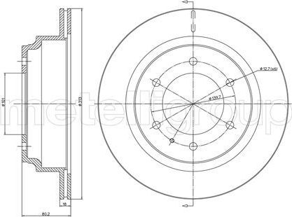 Тормозной диск Trusting. Артикул DF360