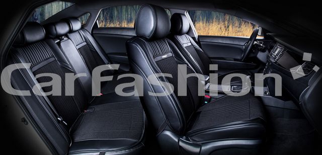 Накидки универсальные CarFashion Arcenal Plus для авто, цвет Черный/Черный. Артикул 22073