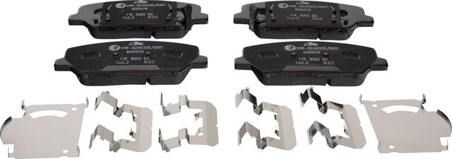 Тормозные колодки ATE передние для Kia Ceed II 2015-2018. Артикул 13.0460-5659.2