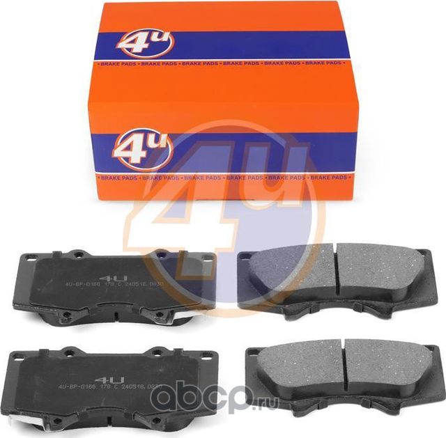 КОЛОДКИ ПЕР MITSUBISHI CELICA COUPE (_T18_) CELICA COUPE (_T20_) LAND CRUISER PR (4U). Артикул 4UBP0166