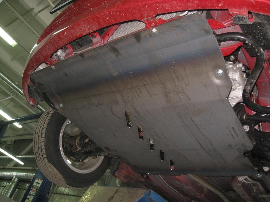 Защита алюминиевая Alfeco для картера и КПП FAW V2 2012-2015. Артикул ALF.47.02 AL4