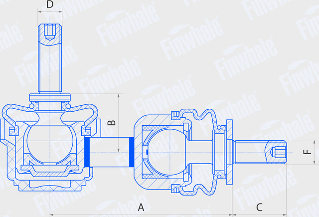 Стойка (тяга) стабилизатора Finwhale. Артикул SL601
