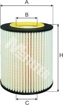 Масляный фильтр MFilter для Chevrolet Tracker III (Trax) 2012-2026. Артикул TE 4033