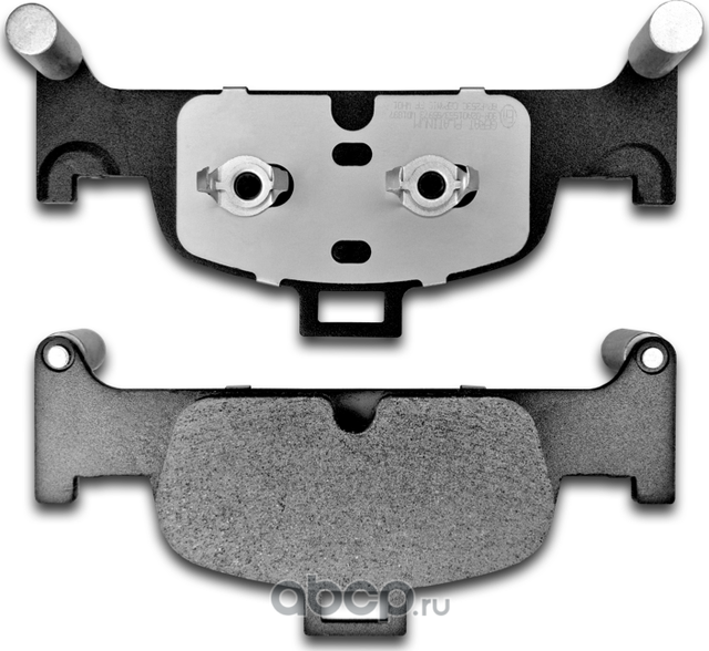 Колодки тормозные керамика (Gerat). Артикул BPF253C