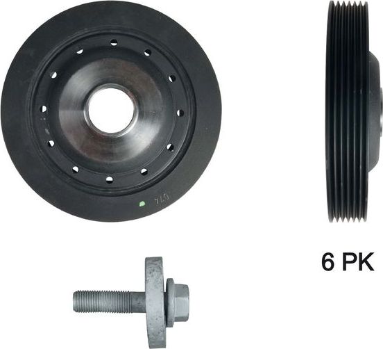 Шкив коленвала Gates DriveAlign®. Артикул TVD1113A