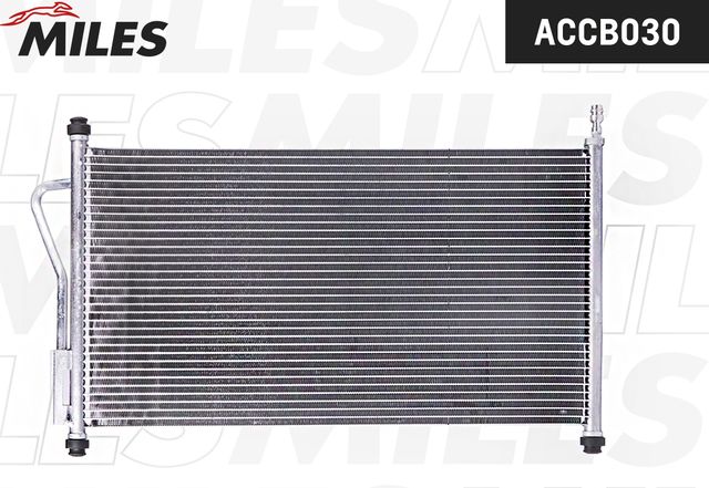 Радиатор кондиционера (конденсатор) Miles (алюминий). Артикул ACCB030