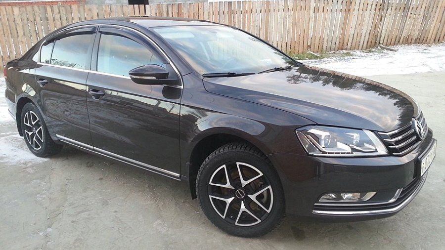 Дефлекторы SIM для окон Volkswagen Passat B8 седан 2014-2026. Артикул SVOPAS1532
