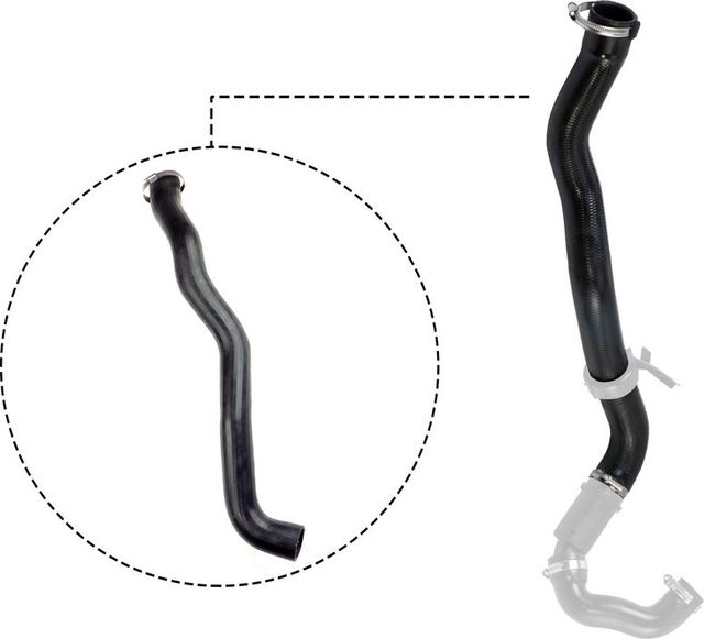 Патрубок интеркулера Gates (ПЭ (полиэтилен)) для Renault Logan II 2007-2012. Артикул 09-0809