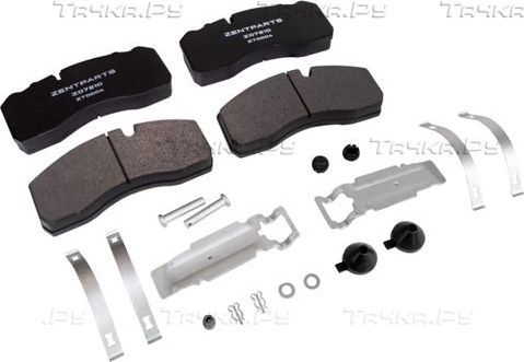 Тормозные колодки Zentparts передние для MAN F2000 1994-2000. Артикул Z07210