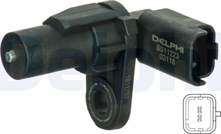Датчик положения коленвала Delphi. Артикул SS11223