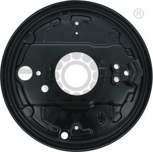 Кожух (щиток) тормозного диска Optimal (Листовая сталь) задний левый для Volkswagen Transporter T3 1979-1992. Артикул BSP-1067L