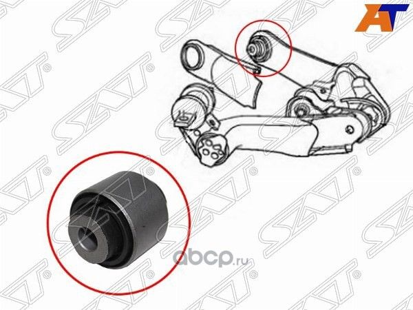 Сайлентблок заднего нижнего рычага HONDA CR-V 07- (SAT). Артикул ST52370SWAA01BR
