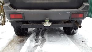 Фаркоп Лидер-Плюс для Mitsubishi Pajero Sport I 1998-2008. Фланцевое крепление. Артикул M107-F