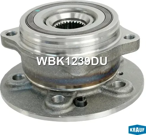 Ступица колеса с подшипником в сборе и монтажный к Krauf. Артикул WBK1239DU