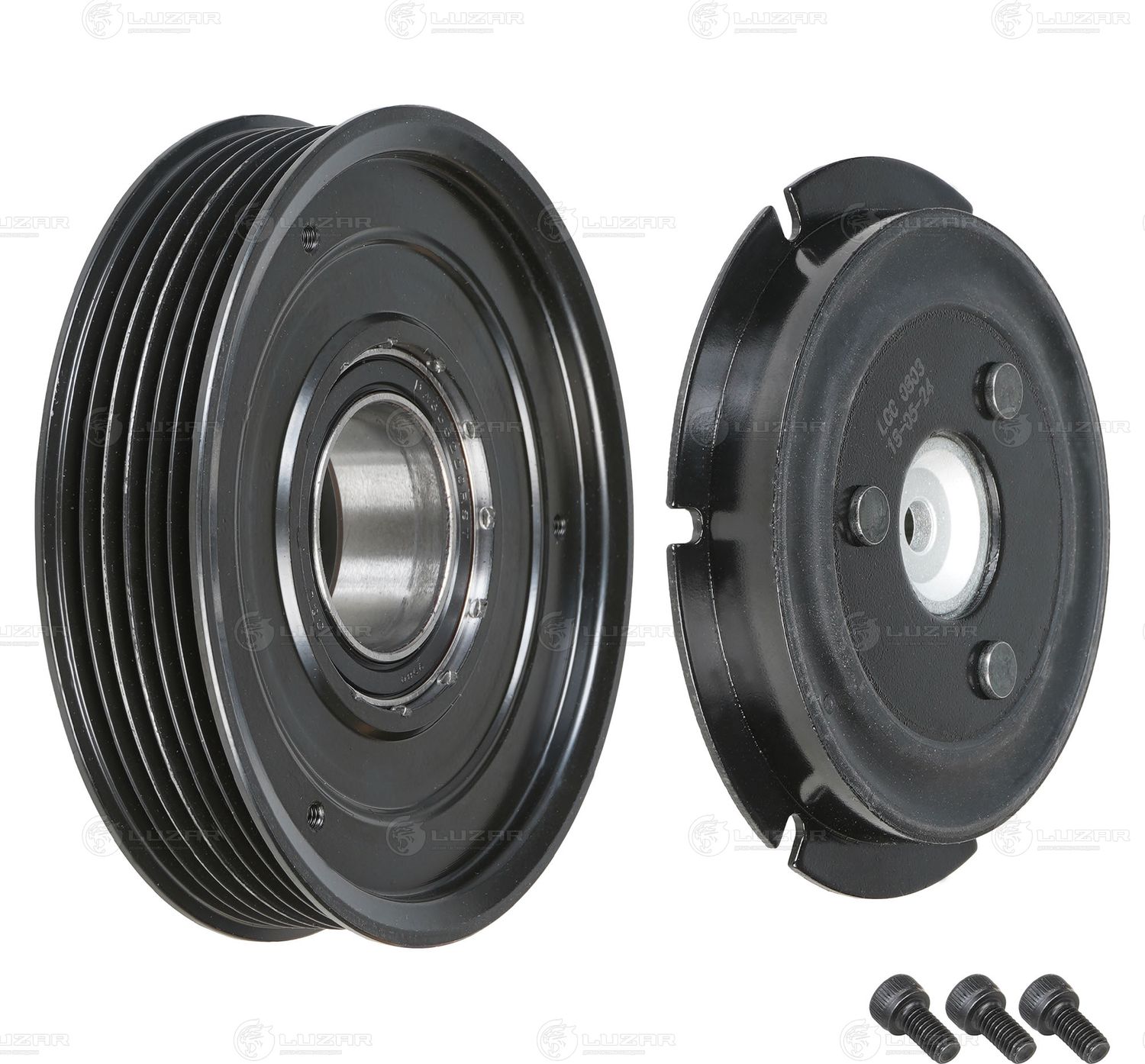 Муфта компрессора кондиционера (в сборе) Luzar. Артикул LCC 0803