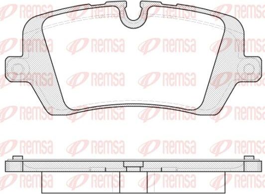 Тормозные колодки Remsa. Артикул 1541.00