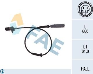 Датчик ABS FAE. Артикул 78044