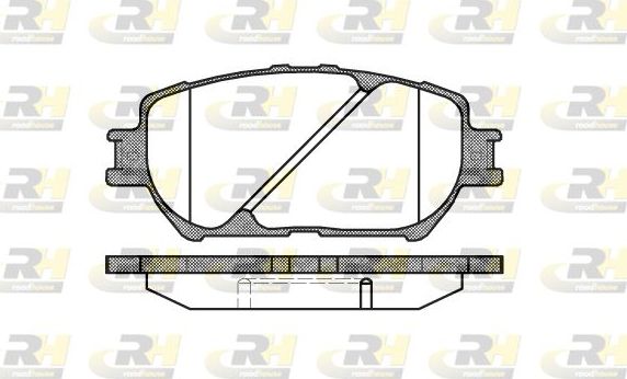 Тормозные колодки RoadHouse. Артикул 2884.00