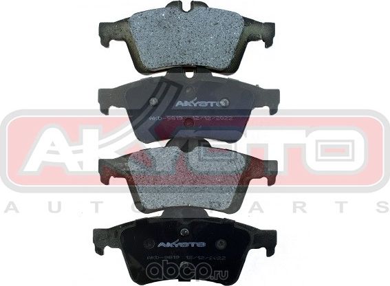 Колодки тормозные FORD LAGUNA/FOCUS (Akyoto). Артикул akd-9819