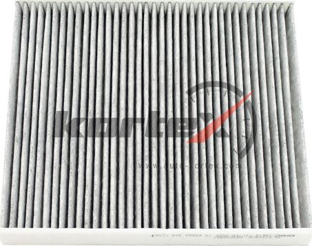 Фильтр воздушный салона VW Polo SKODA Fabia (-10) угольный KORTEX. Артикул KC0087S