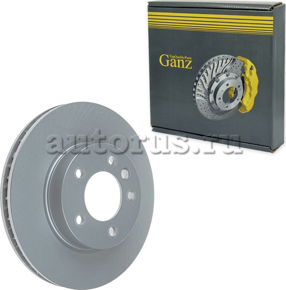 Диск тормозной передний (Ganz). Артикул GIJ10080