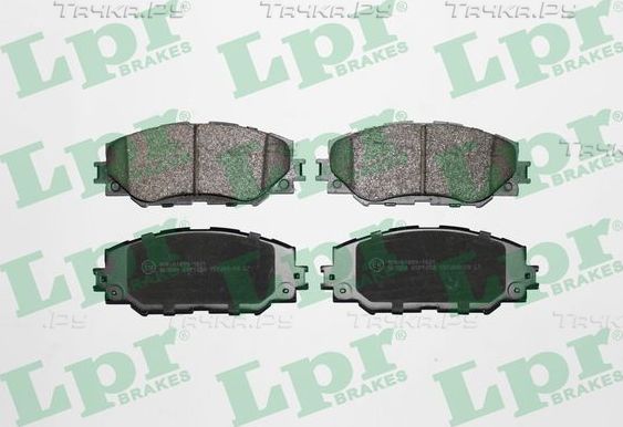 Тормозные колодки LPR передние для Toyota RAV4 III (XA30) 2005-2013. Артикул 05P1258