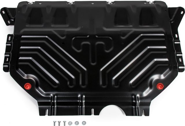 Защита АвтоБРОНЯ для картера и КПП Skoda Kodiaq (вкл. с Webasto) 2017-2026. Артикул 111.05120.2