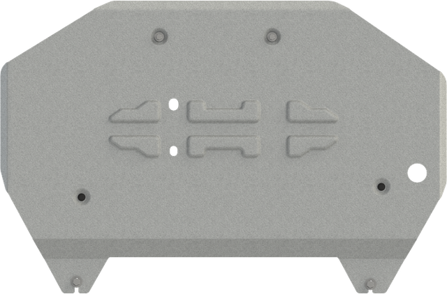 Защита алюминиевая Шериф (5 мм) для КПП Land Rover Defender 90/110 2021-2026. Артикул 04.5204