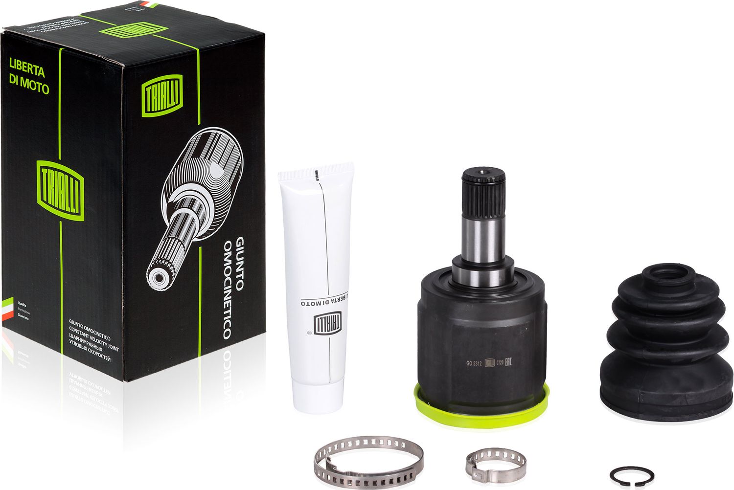 Шрус внутренний (граната) Trialli передний для Honda FR-V 2004-2009. Артикул GO 2312