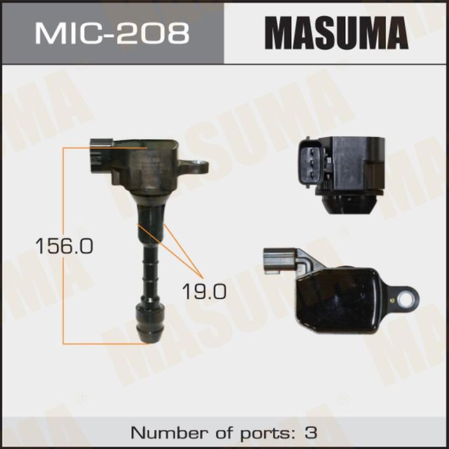 Катушка зажигания Masuma. Артикул MIC-208
