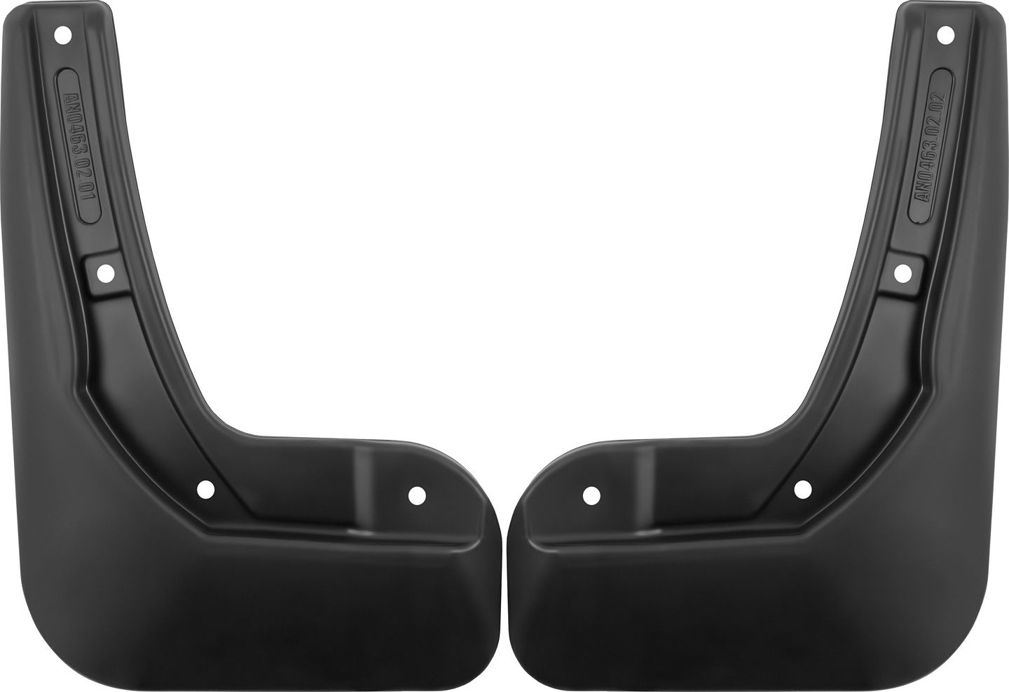 Брызговики Frosch (в пакете) задняя пара для Dongfeng Shine Max 2023-2026. Артикул NLF.AN0463.E0