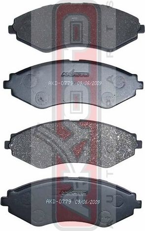 Тормозные колодки Akyoto Packing AKYOTO. Артикул AKD-0779