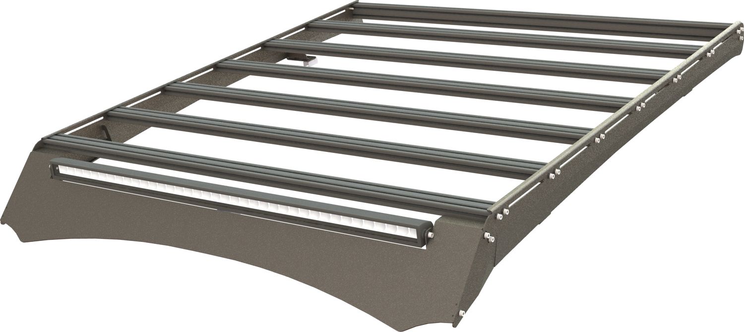 Экспедиционный багажник STC для Volkswagen Amarok I 2010-2026 с балкой дальнего света. Артикул STC-VAM/10-TR-L1