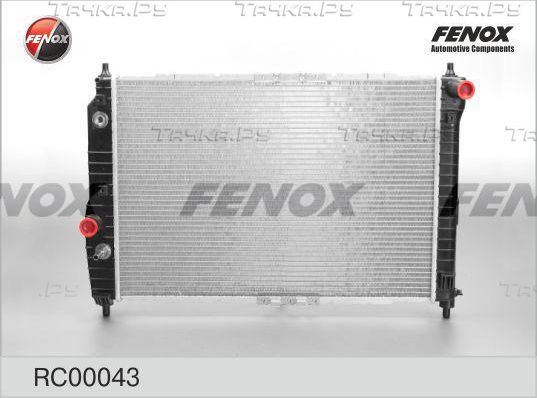 Радиатор охлаждения двигателя Fenox для Daewoo Kalos 2002-2007. Артикул RC00043