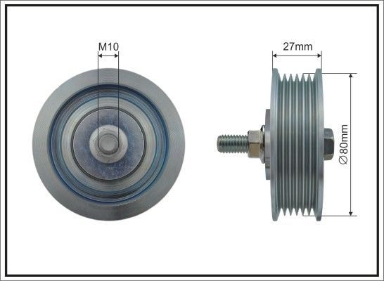 Направляющий (ведущий) ролик приводного поликлинового ремня Caffaro для Toyota Echo 1999-2005. Артикул 500407