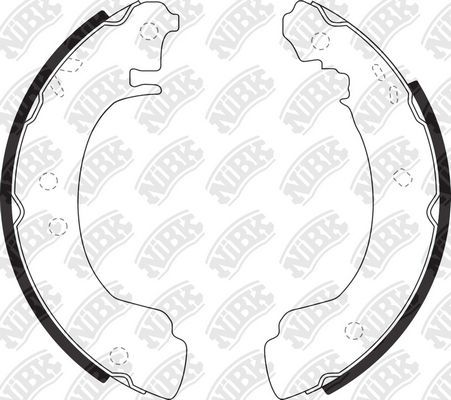 Тормозные колодки NiBK. Артикул FN1221