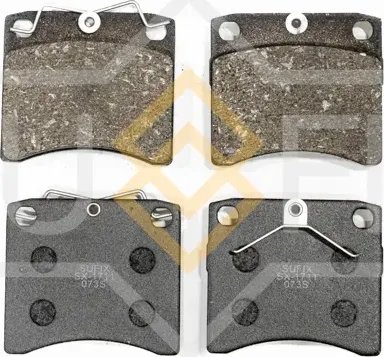 Колодки тормозные передние (Sufix). Артикул SX1711