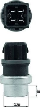 Датчик температуры охлаждающей жидкости Mahle Behr. Артикул TSE 24