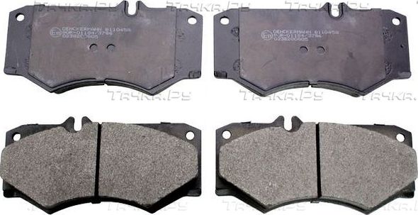 Тормозные колодки Denckermann передние для PUCH G-modell W463 1989-1993. Артикул B110458