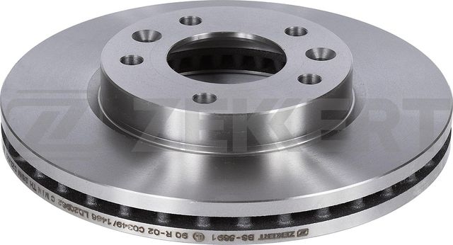 Тормозной диск Zekkert передний для Kia Carnival I 2000-2001. Артикул BS-5691