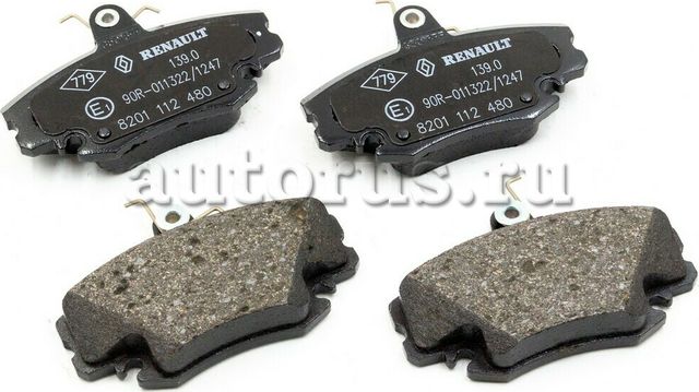 Тормозные колодки Renault передние для Renault 11 1983-1988. Артикул 7701209639