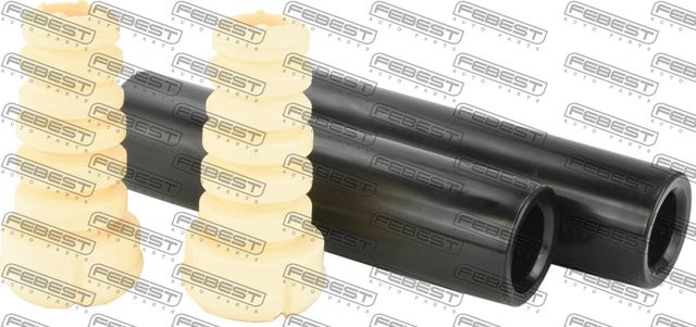 Комплект отбойников и пыльников амортизаторов (стоек) Febest. Артикул MZSHB-KFR-KIT