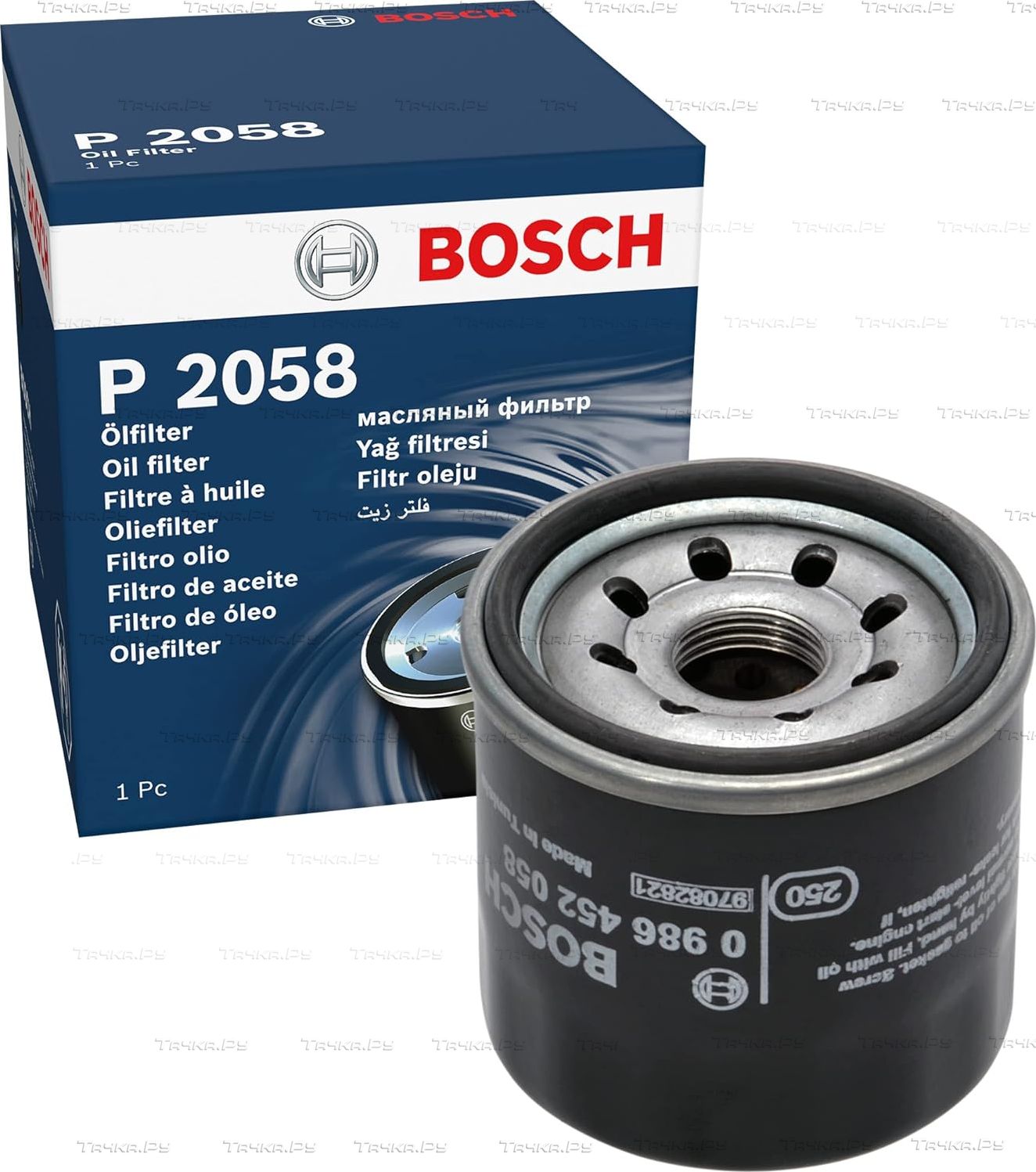 Масляный фильтр Bosch для Daihatsu Cuore VI (L251) 2003-2007. Артикул 0 986 452 058