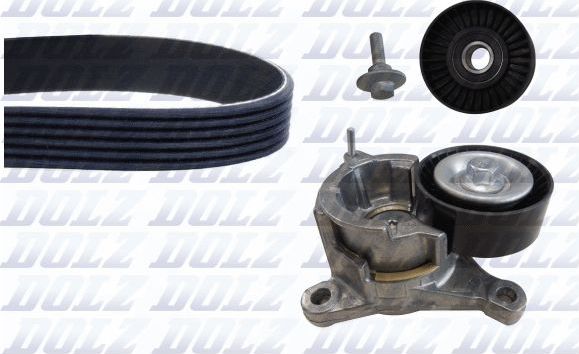 Ремень ГРМ с роликами (комплект) Dolz. Артикул SKD223A