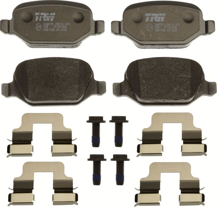 Тормозные колодки TRW COTEC. Артикул GDB1396