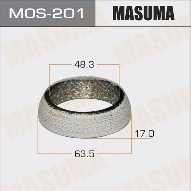 Прокладка глушителя Masuma для Toyota Ist I 2004-2007. Артикул MOS-201